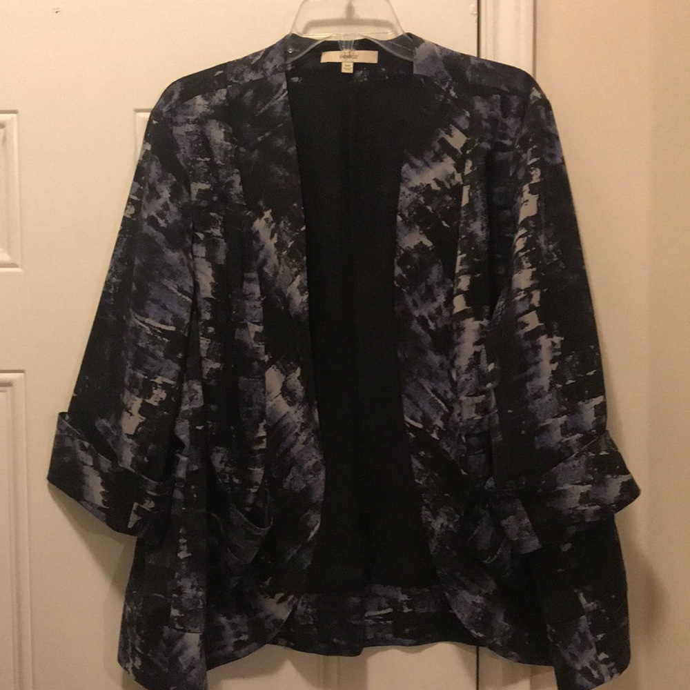 Printed Drapey Jacket